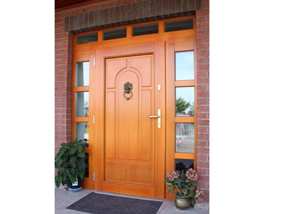 AG FENETRES - Porta d'ingresso in legno visuel 1