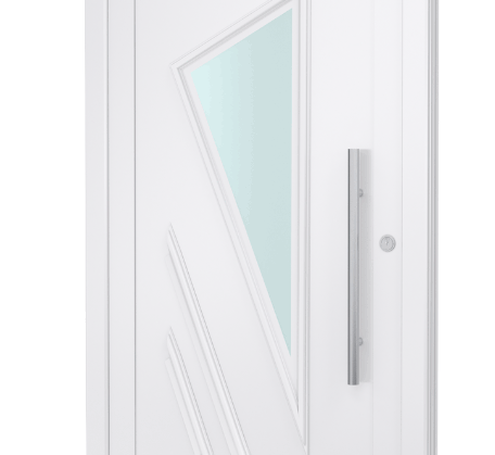 Porte d'entrée en PVC, panneau BL13(1) 1000*2150