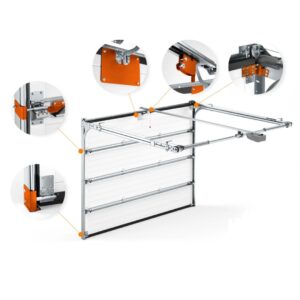 Porte de garage séctionnelle - K2 RSS Slick Design anthracite 3000*2200